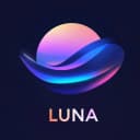LUNA AI Art Generator Logo